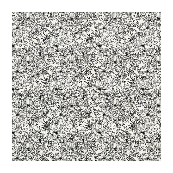 PatternPly® Full Coverage Black Peaceful Garden