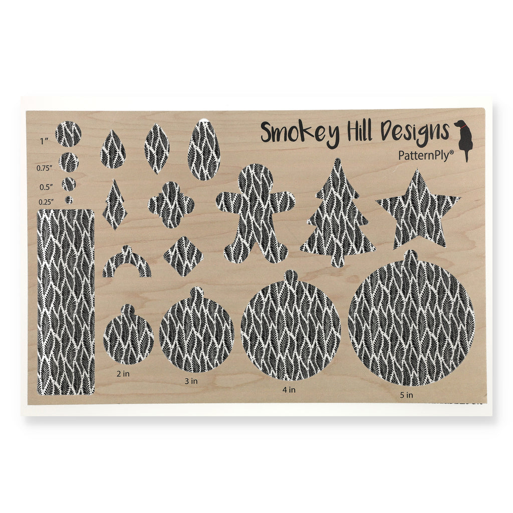 PatternPly® Scattered Black Drifting Ferns product photo 3