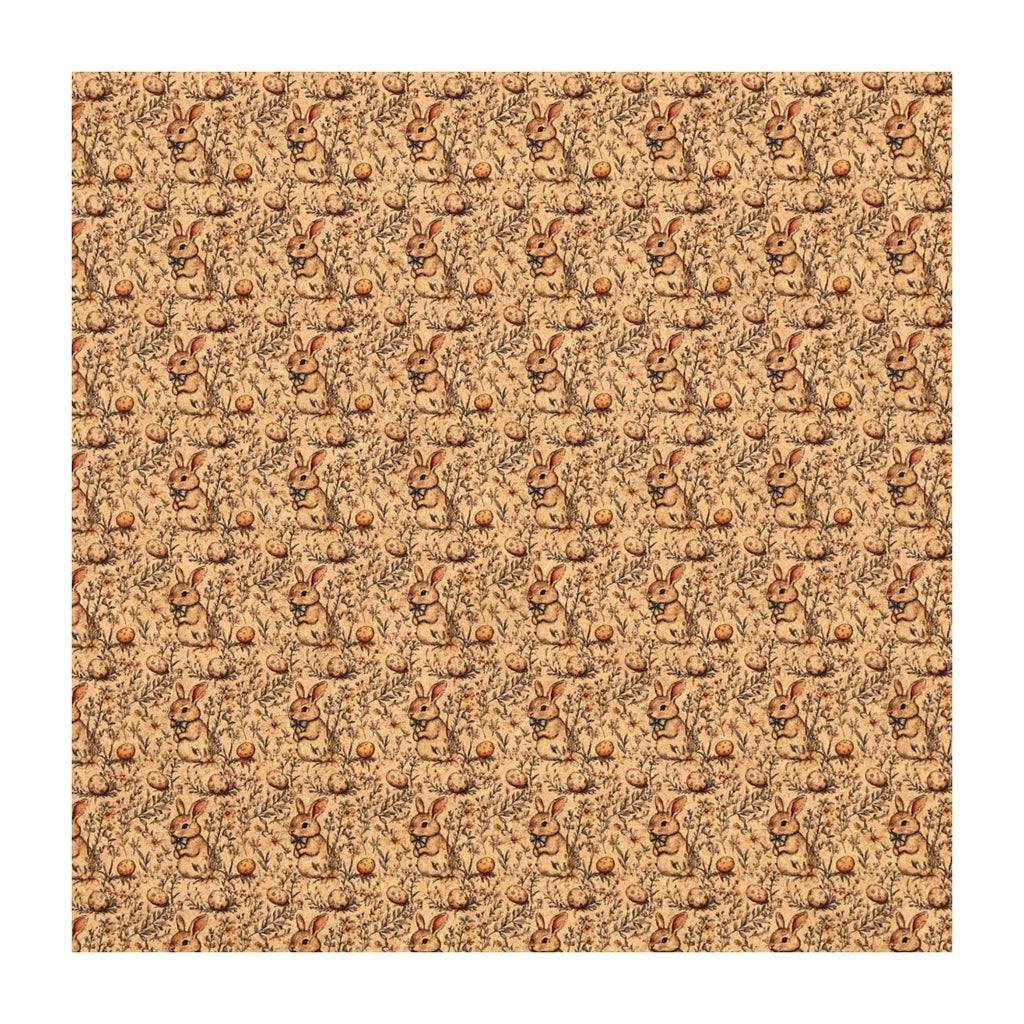 PatternPly® Naturals Rustic Bunnies Micro sheet showing the pattern