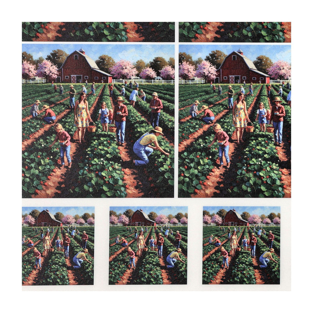 PatternPly® Full Coverage Strawberry Picking Season 2 sizes