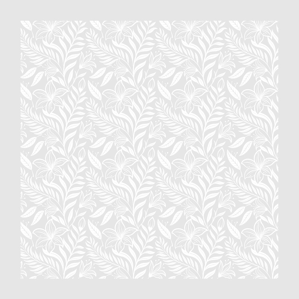 PatternPly® Scattered White Stillflora sheet showing the pattern