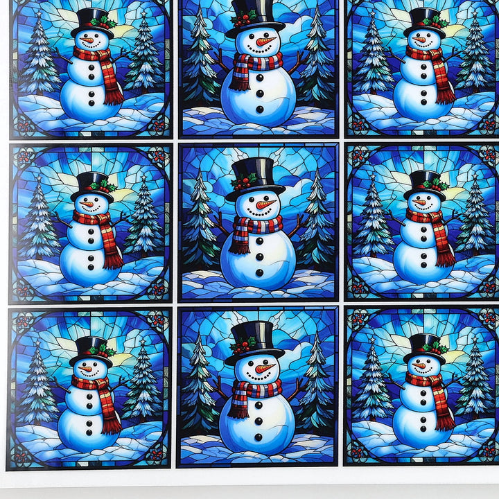 PatternPly® Full Coverage Jolly Snowmen Extra Small