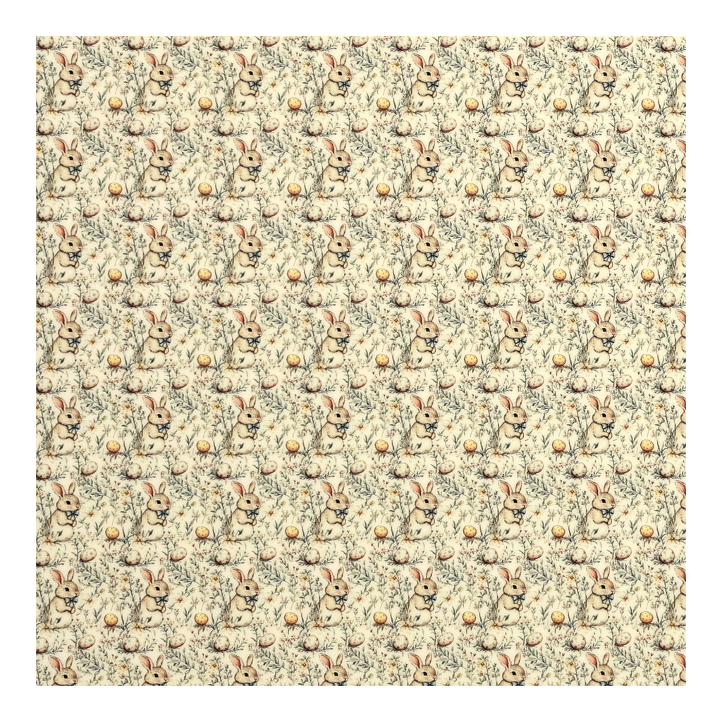 PatternPly® Full Coverage Rustic Bunnies MICRO sheet showing the pattern