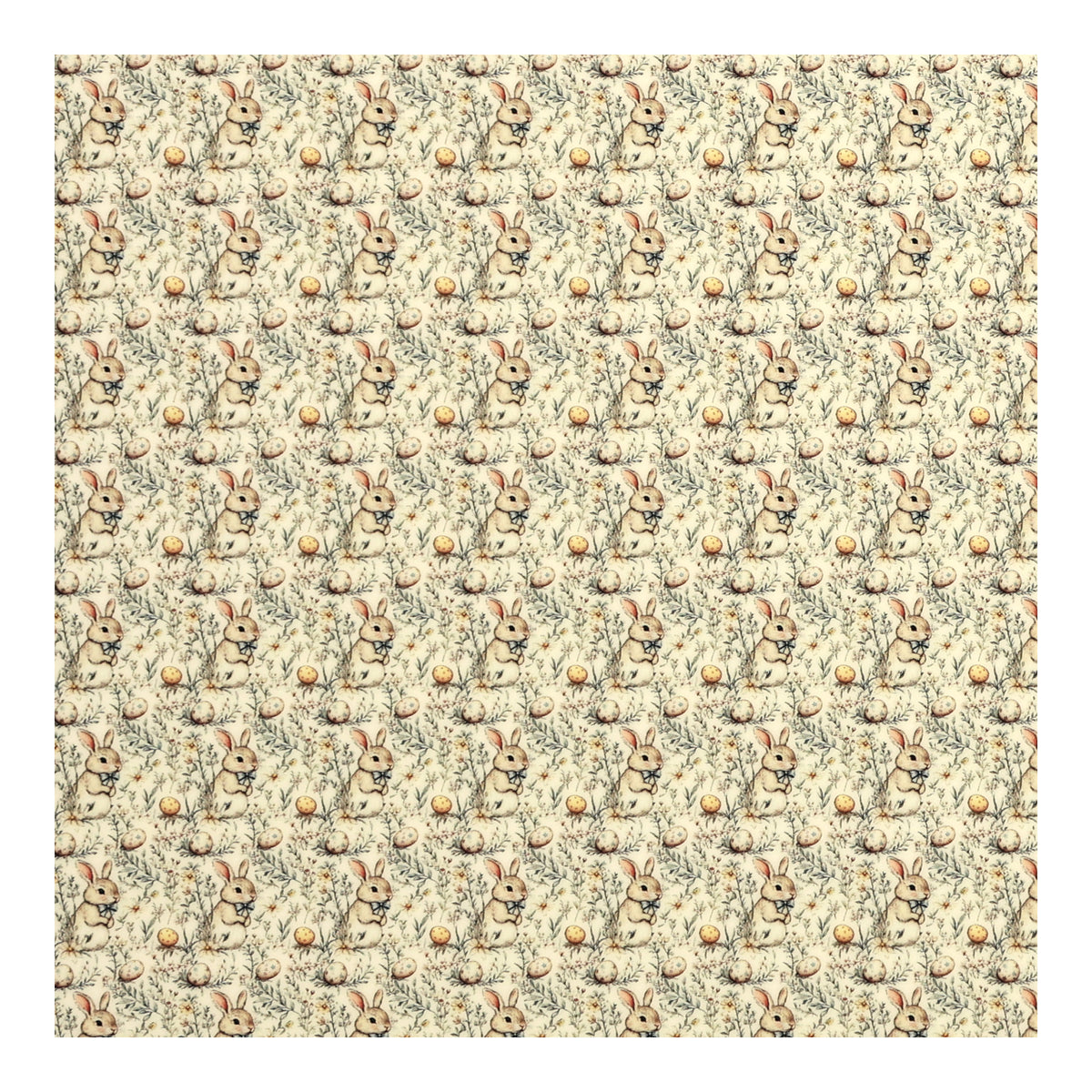 PatternPly® Full Coverage Rustic Bunnies MICRO sheet showing the pattern