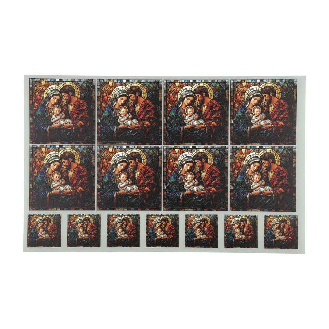PatternPly® Transparent Holy Family Stained Glass 2 sizes