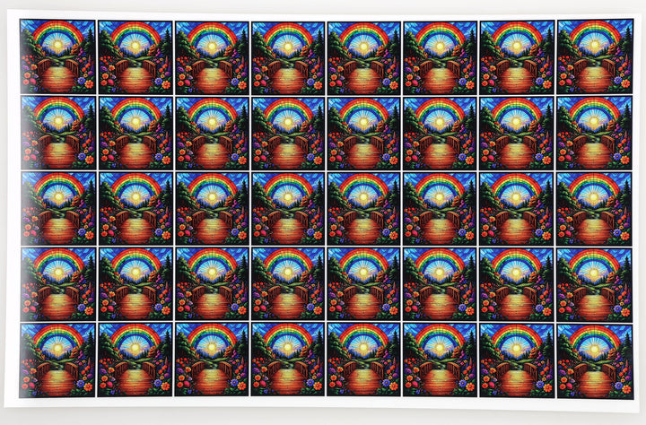 PatternPly® Full Coverage Crossing the Rainbow Bridge Extra Small