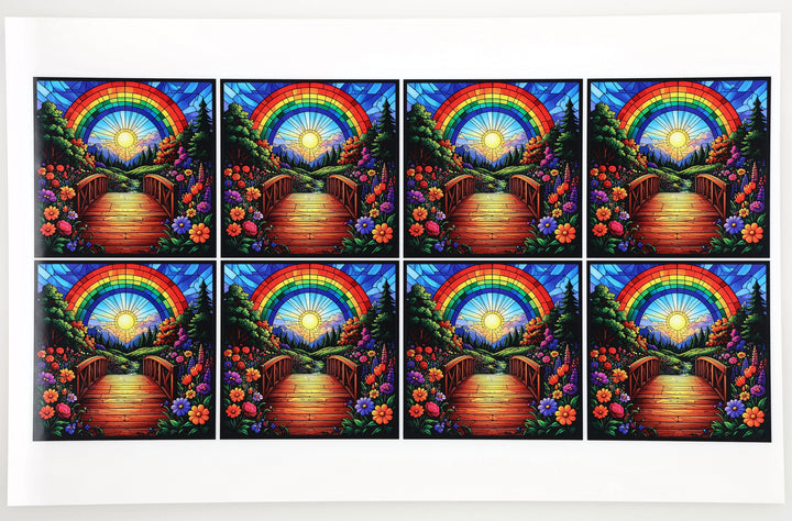 PatternPly® Full Coverage Crossing the Rainbow Bridge Medium