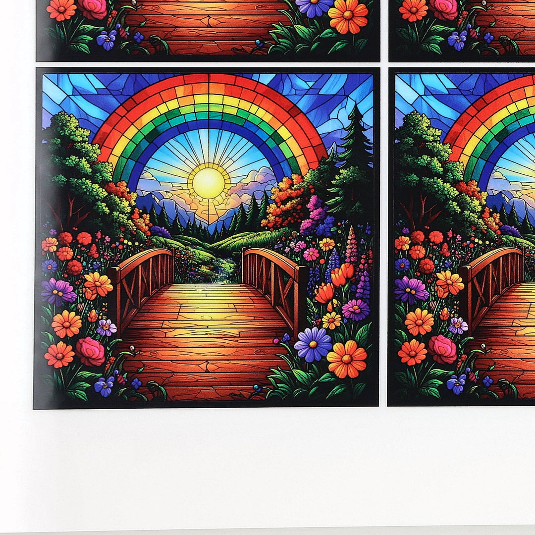 PatternPly® Full Coverage Crossing the Rainbow Bridge Medium