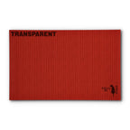 PatternPly® Transparent Corduroy Red sheet showing the pattern