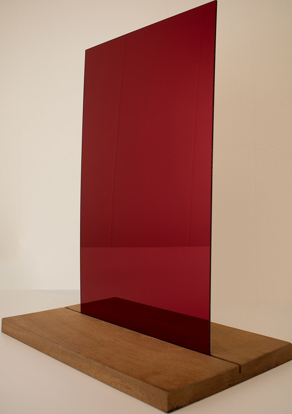 1/8" Deep Red Mirrored Acrylic (per sheet)