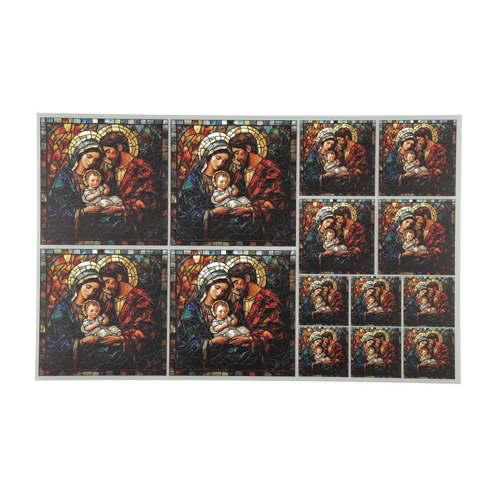 PatternPly® Transparent Holy Family Stained Glass 3 sizes