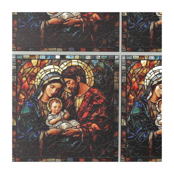 PatternPly® Transparent Holy Family Stained Glass 3 sizes