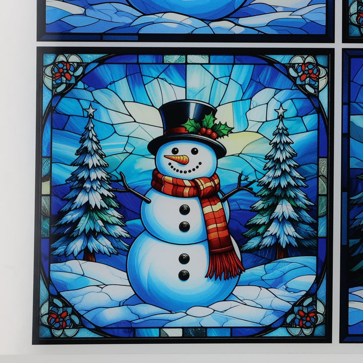 PatternPly® Transparent Jolly Snowmen Large