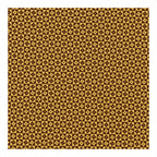 PatternPly® EcoBrown Yellow Floral Checkerboard sheet showing the pattern