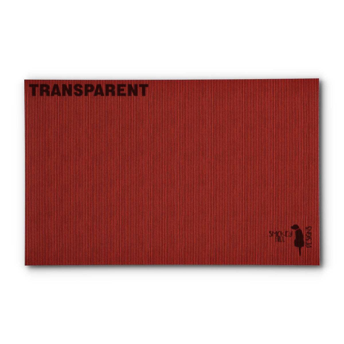 PatternPly® Transparent Corduroy Maroon sheet showing the pattern