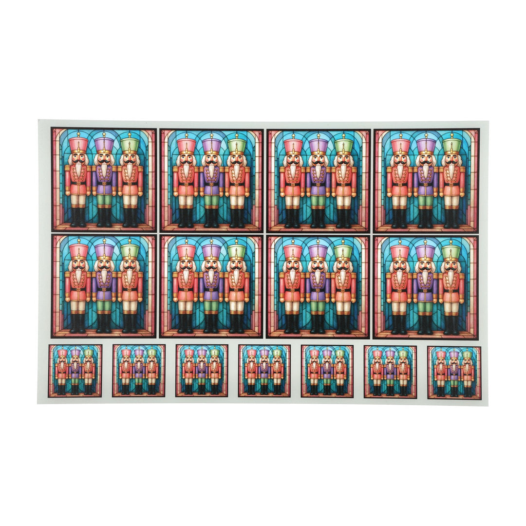 PatternPly® Transparent Pastel Nutcracker 2 size