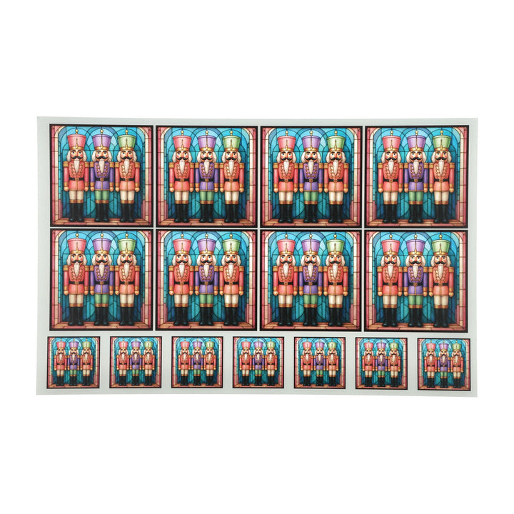 PatternPly® Transparent Pastel Nutcracker 2 size