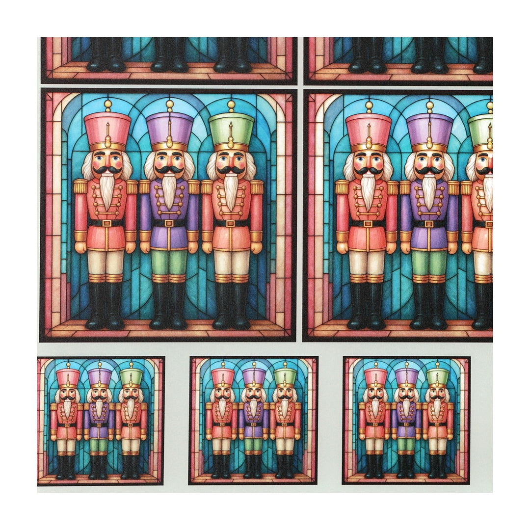 PatternPly® Transparent Pastel Nutcracker 2 size