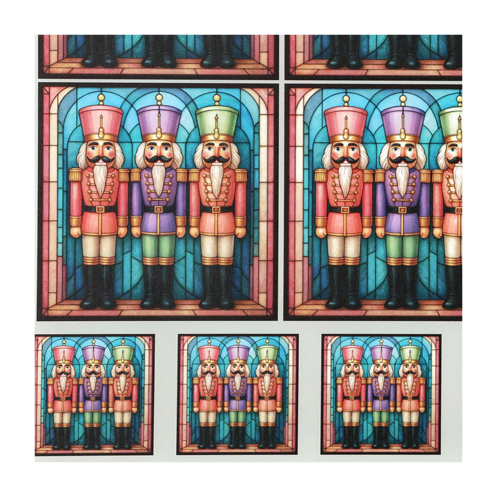 PatternPly® Transparent Pastel Nutcracker 2 size