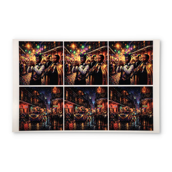 PatternPly® Full Coverage Mardi Gras Parade Large