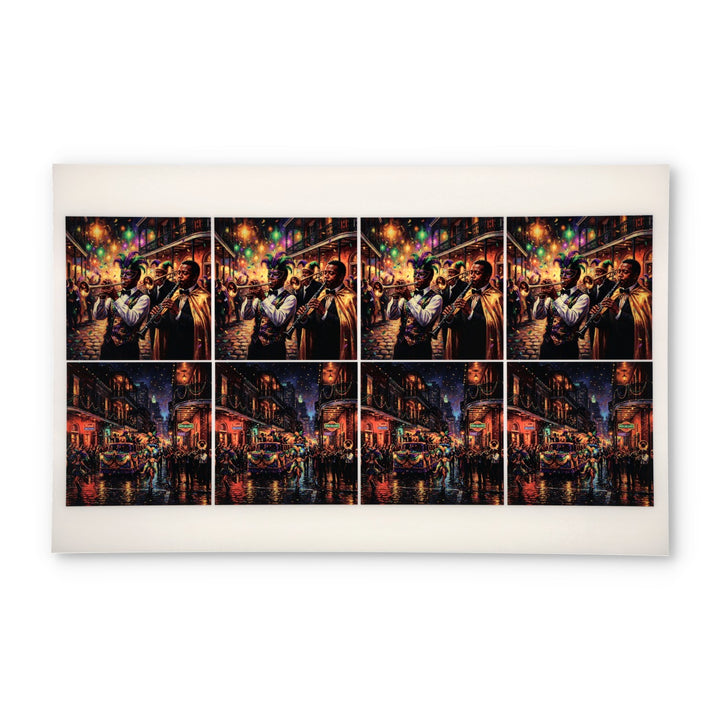 PatternPly® Full Coverage Mardi Gras Parade Medium