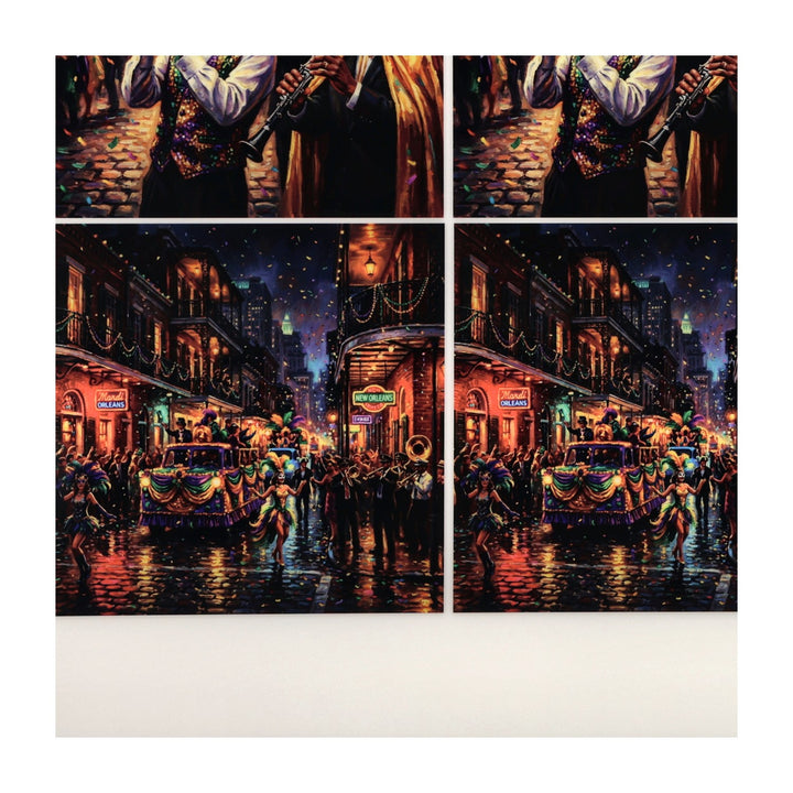 PatternPly® Full Coverage Mardi Gras Parade Medium