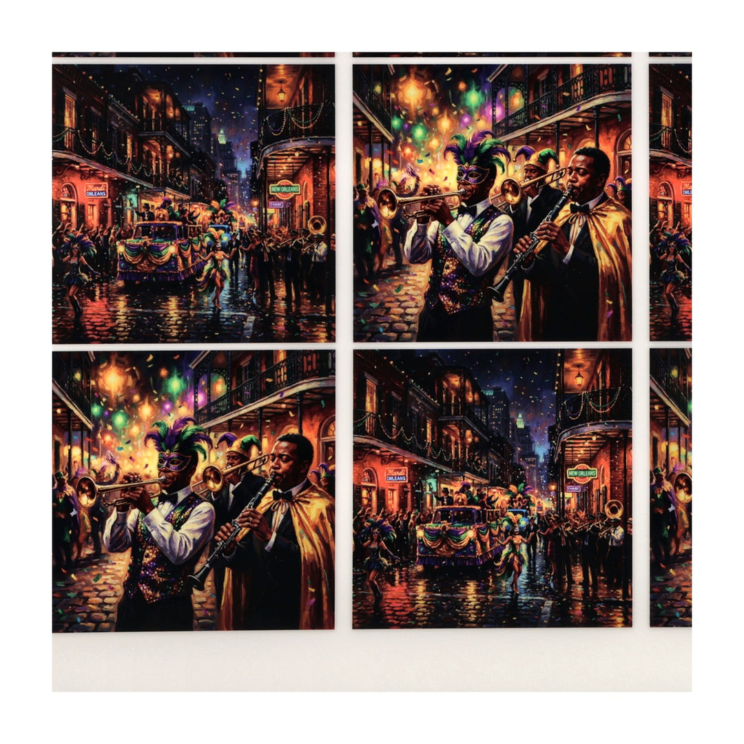 PatternPly® Full Coverage Mardi Gras Parade Small