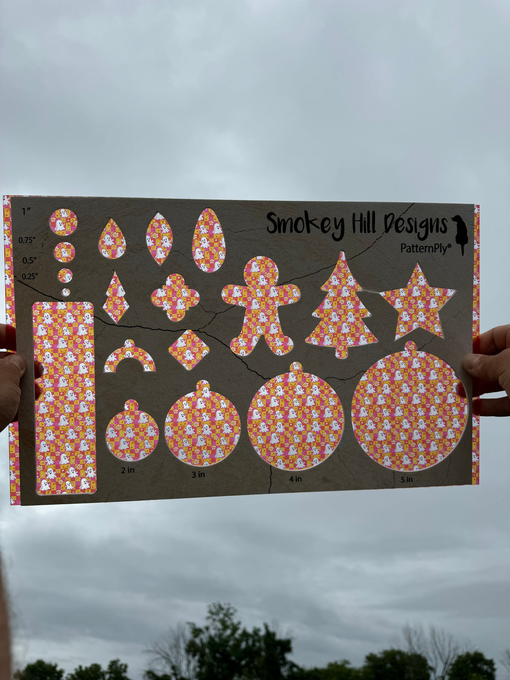 PatternPly® Transparent Hippie Ghosts product photo 2