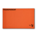 PatternPly® Transparent Corduroy Orange sheet showing the pattern