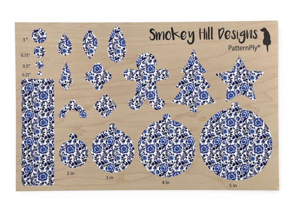 PatternPly® Full Coverage Blue Vine Florals product photo 3