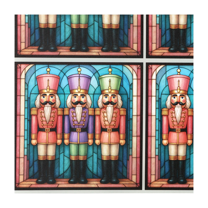 PatternPly® Transparent Pastel Nutcracker 3 size