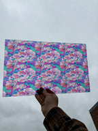 PatternPly® Transparent Preppy Floral #1 sheet showing the pattern
