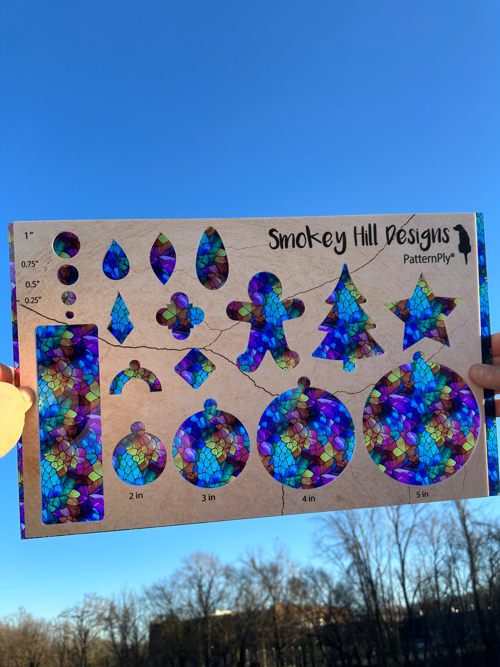 PatternPly® Transparent Colorful Stained Glass product photo 2