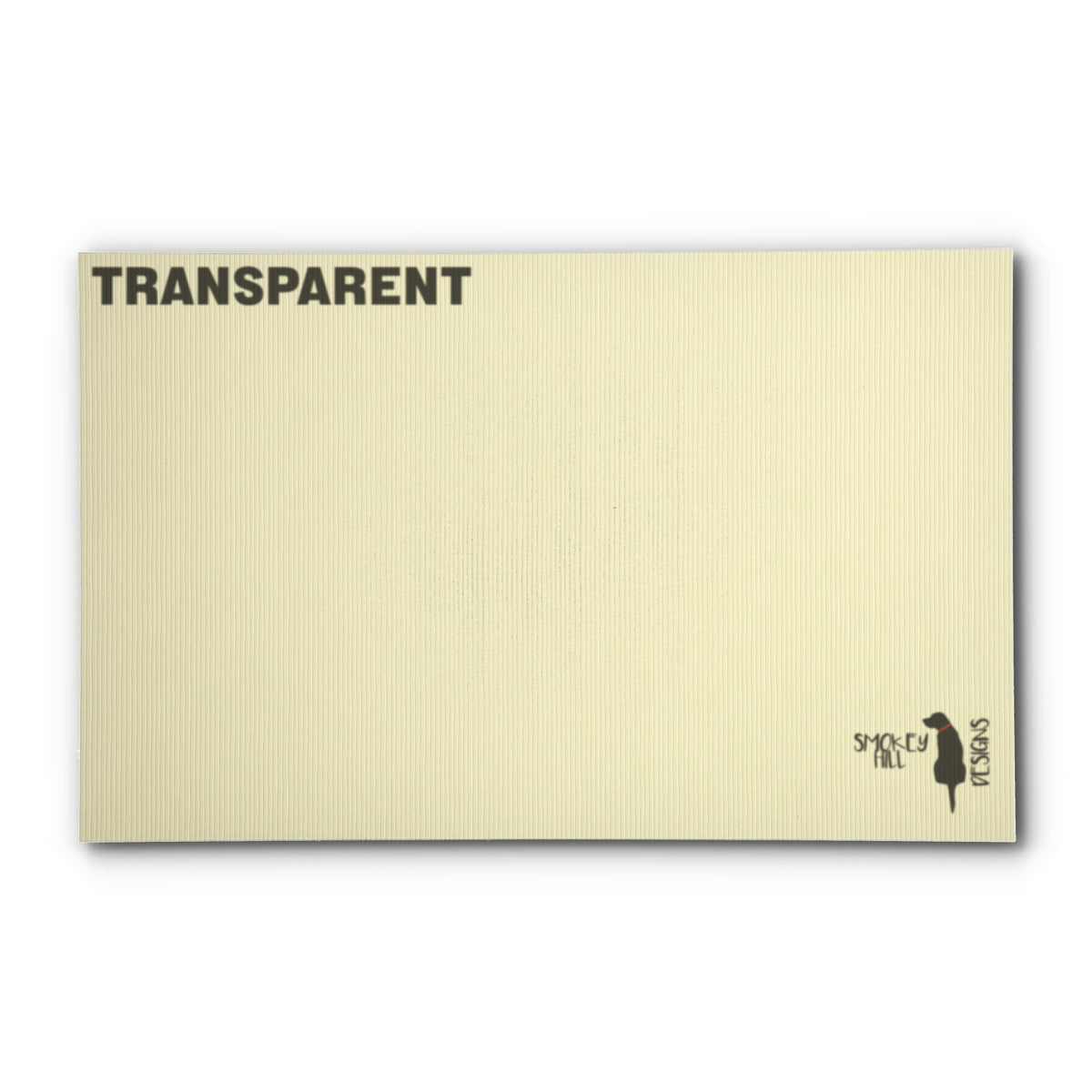 PatternPly® Transparent Corduroy Ivory sheet showing the pattern