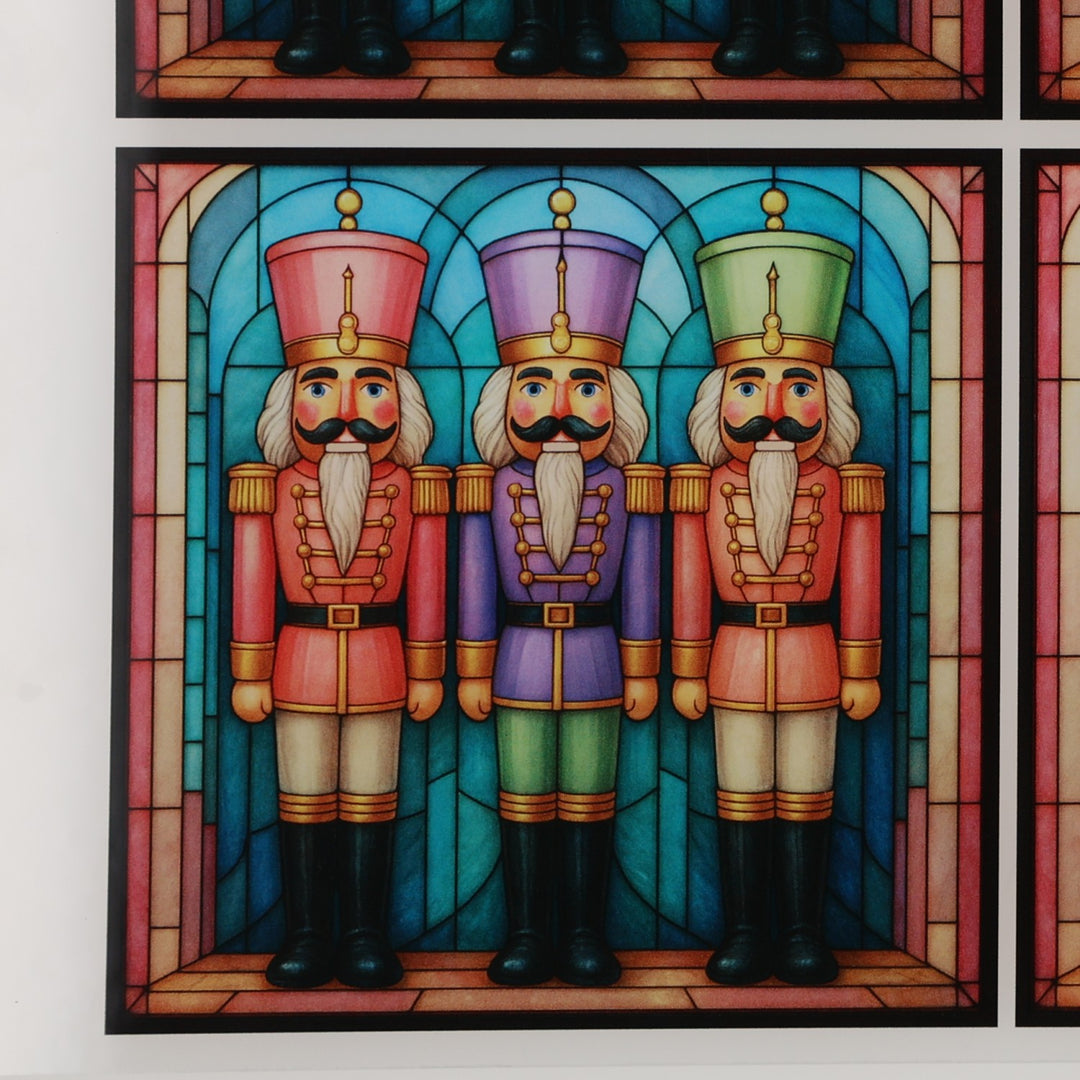 PatternPly® Transparent Pastel Nutcracker Large