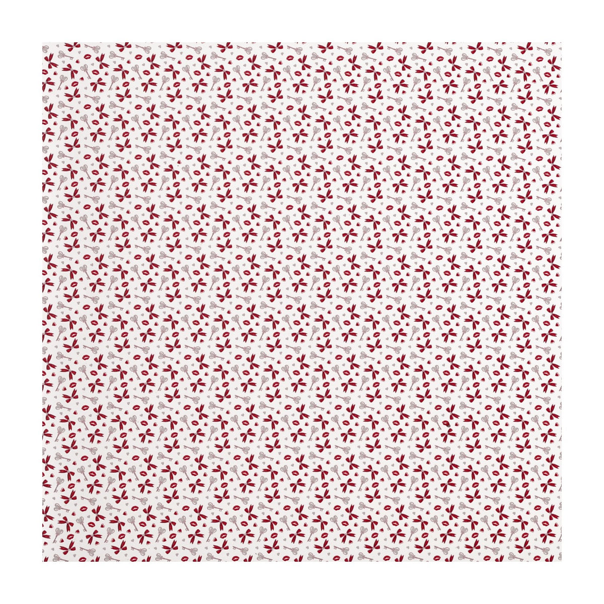 PatternPly® Scattered Keys to my Heart Micro sheet showing the pattern