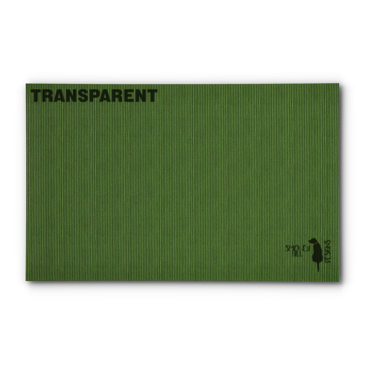 PatternPly® Transparent Corduroy Olive sheet showing the pattern