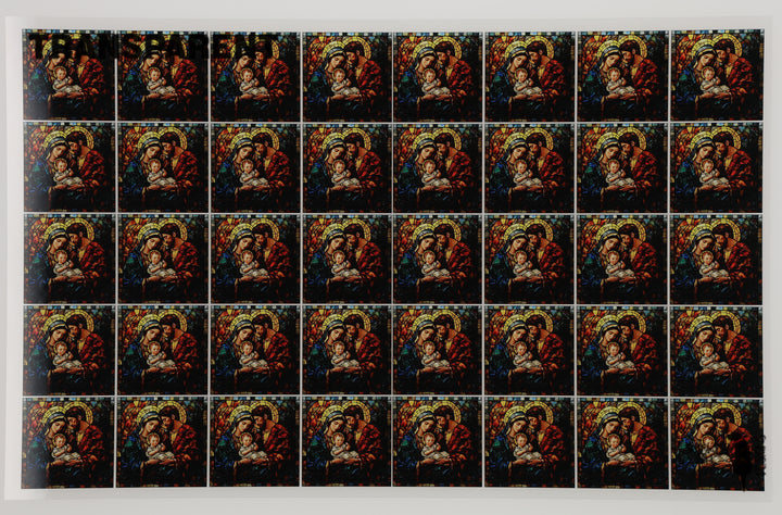 PatternPly® Transparent Holy Family Stained Glass Extra Small