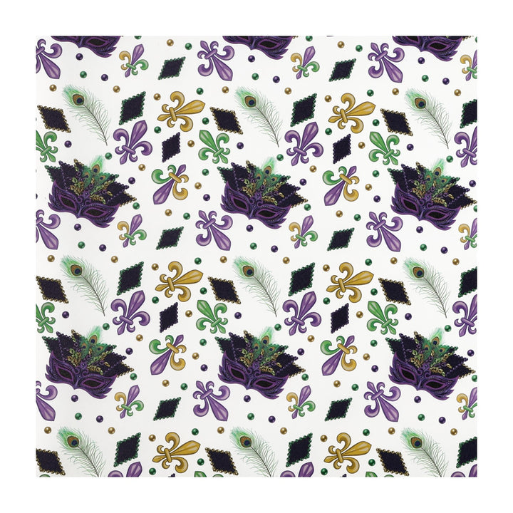 PatternPly® Scattered Mardi Gras Masquerade Large