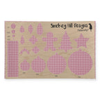 PatternPly® Scattered Spring Dark Pink Geo Squares product photo 3