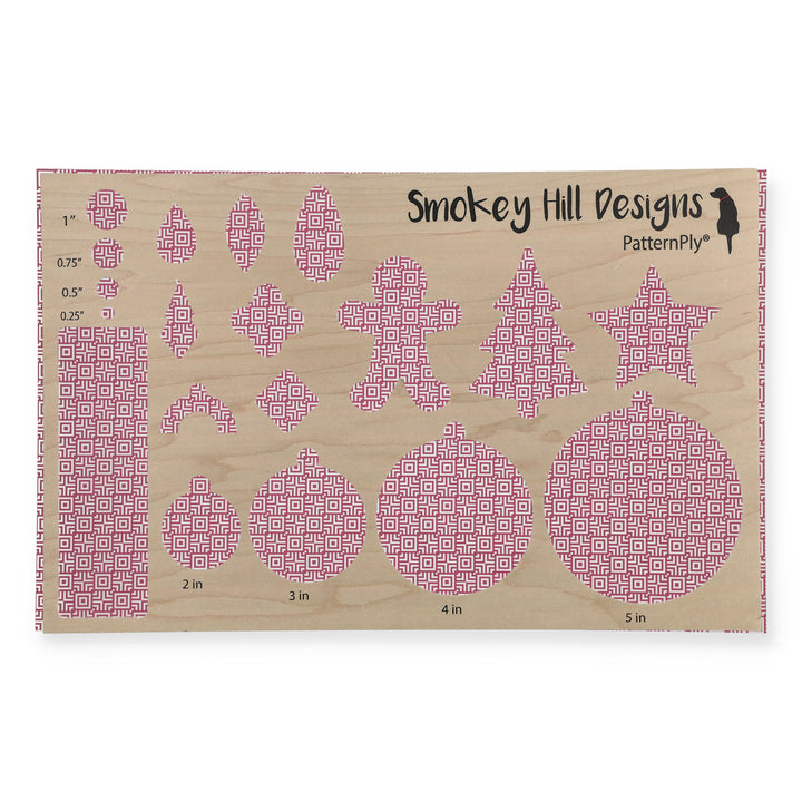 PatternPly® Scattered Spring Dark Pink Geo Squares