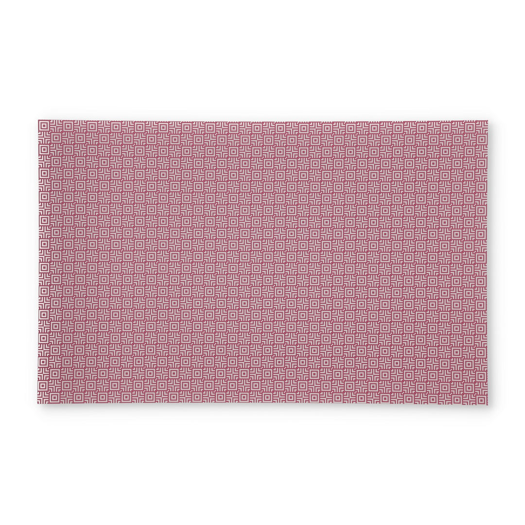 PatternPly® Full Coverage Spring Dark Pink Geo Squares