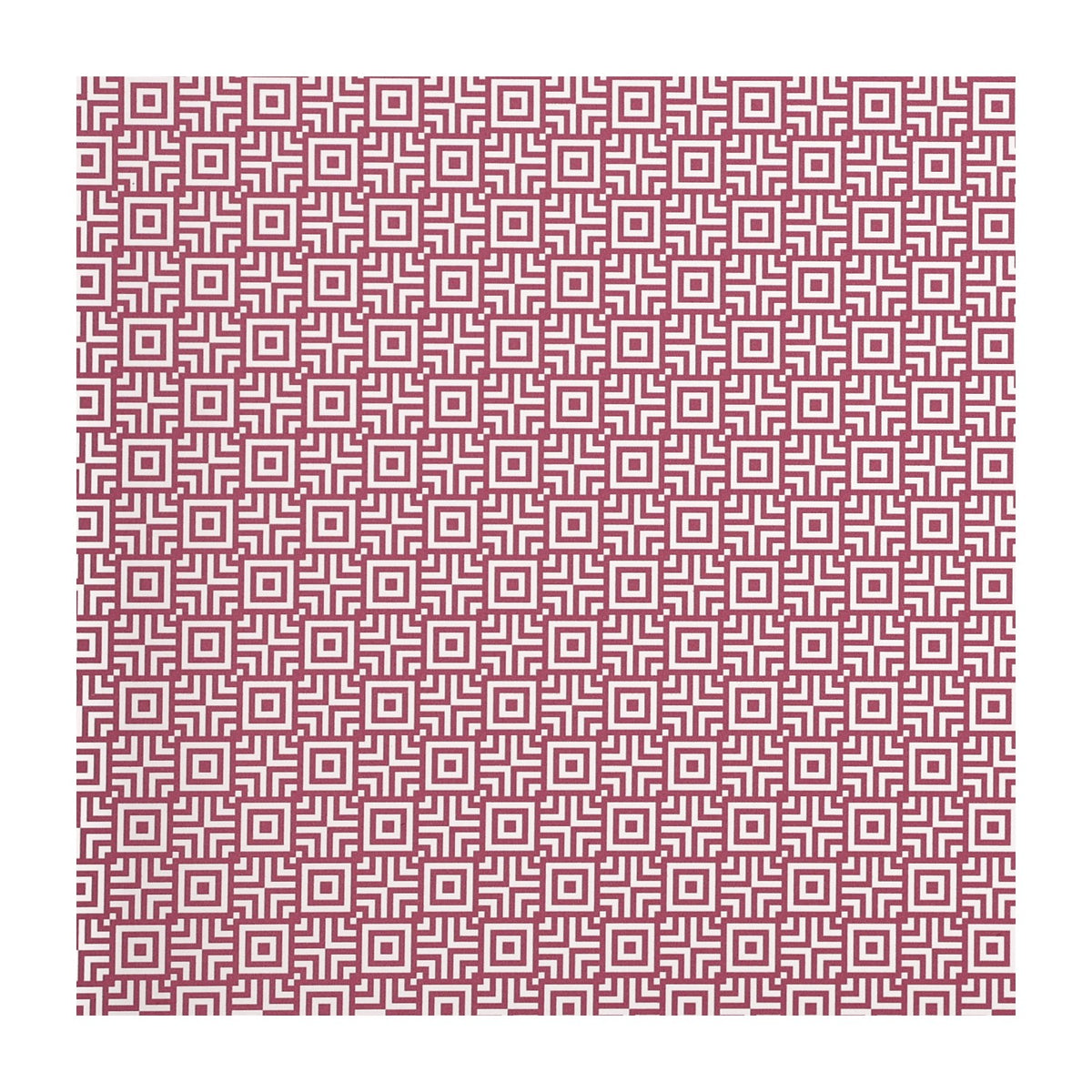 PatternPly® Full Coverage Spring Dark Pink Geo Squares sheet showing the pattern
