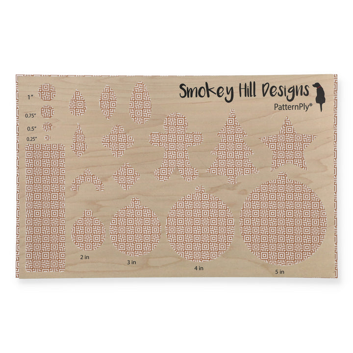 PatternPly® Scattered Spring Orange Geo Squares