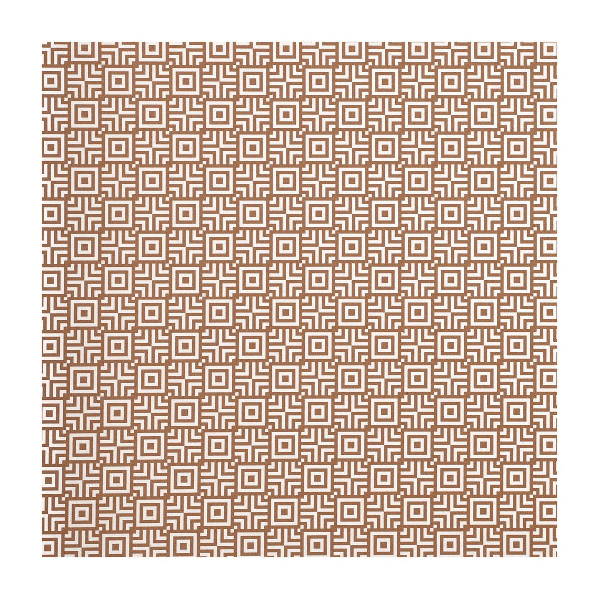 PatternPly® Scattered Spring Orange Geo Squares sheet showing the pattern