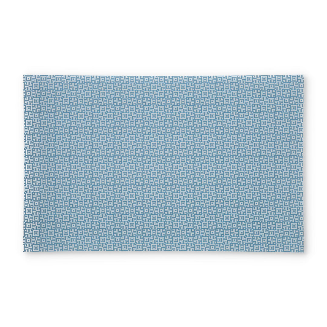 PatternPly® Scattered Spring Light Blue Geo Squares