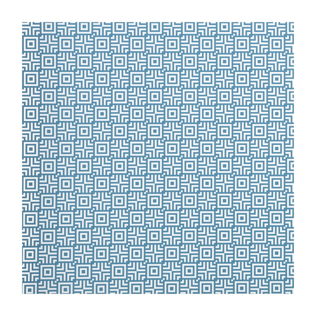 PatternPly® Scattered Spring Light Blue Geo Squares sheet showing the pattern