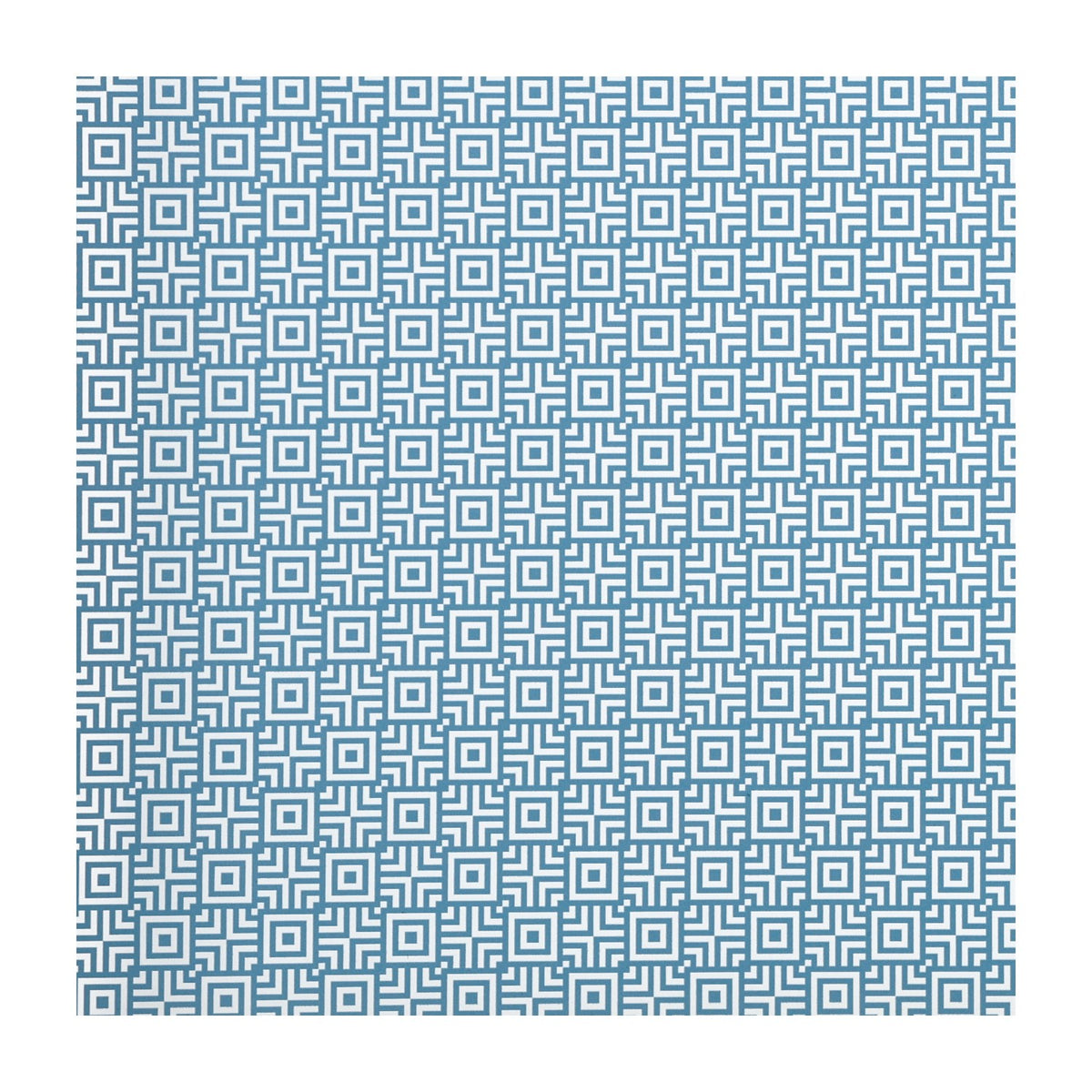 PatternPly® Scattered Spring Light Blue Geo Squares sheet showing the pattern