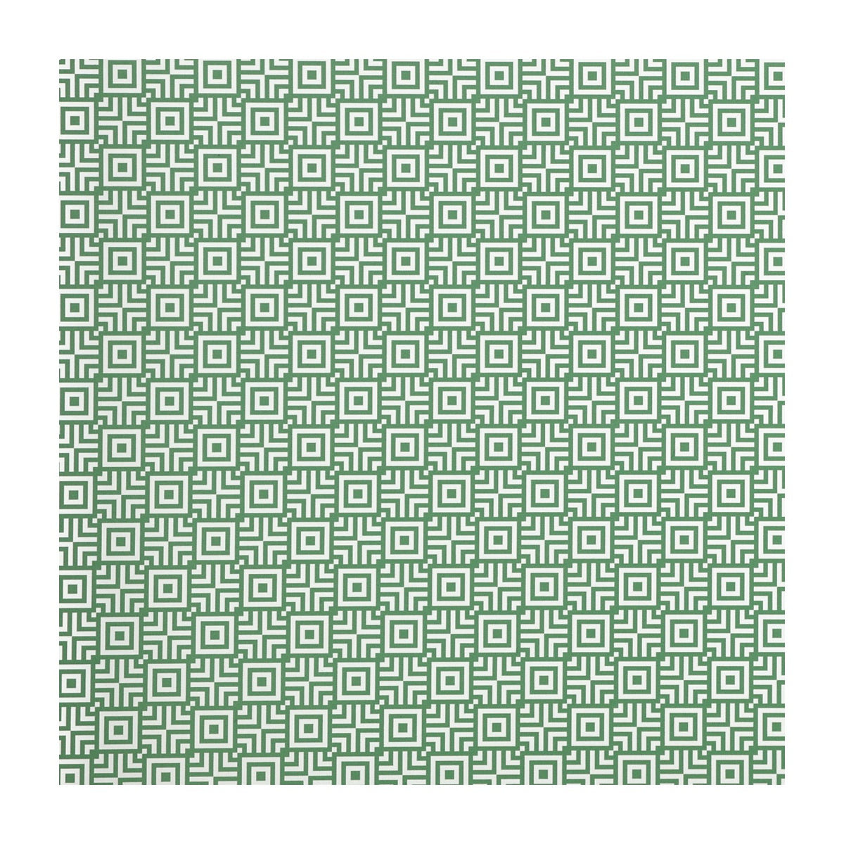 PatternPly® Scattered Spring Green Geo Squares sheet showing the pattern