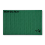 PatternPly® Transparent Corduroy Green sheet showing the pattern